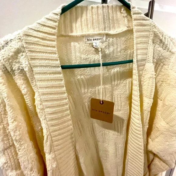 Blu Pepper Woman’s checkered cardigan, size L - Picture 5 of 8